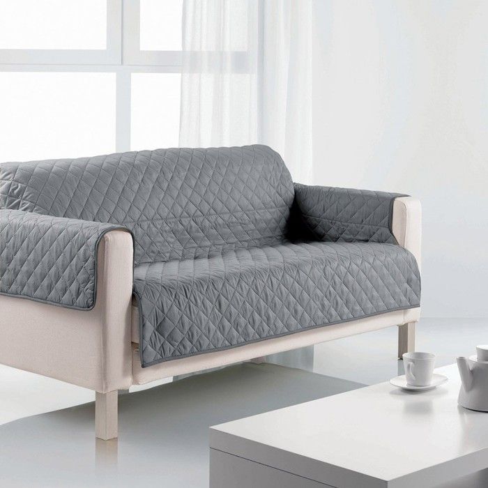 Protège canapé 3 places 255x175 cm gris Protège canapé 3 places 255x175 cm gris
