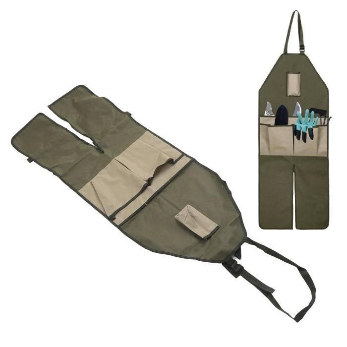 Cuque Tablier De Legging Multi-poches Tablier De Protection Des Jambes De Jardin Multi-poches