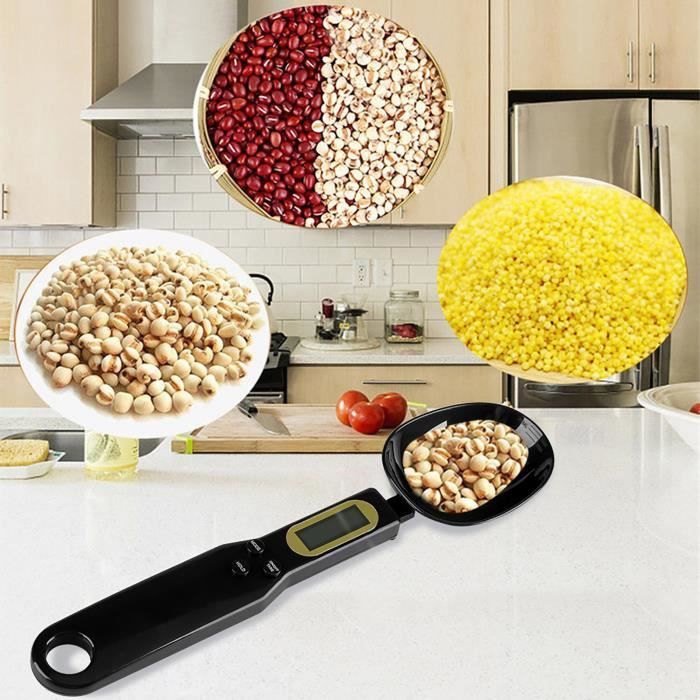 Cuillère Balance Numérique 800g/0.1g - Cuillère à Mesurer Électronique Précise Avec Écran LCD Pour Cuisine Et Animaux