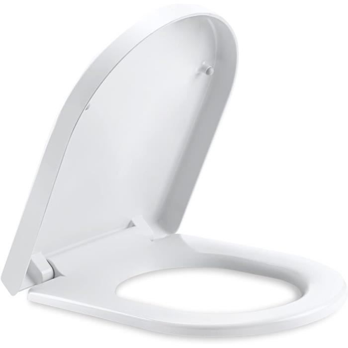 Foonii Abattant WC Avec Frein de Chute, Lunette WC Original, Cuvette  Toilette Avec Charnière Réglable, Cuvette WC Frein de Chute93 - Cdiscount  Bricolage