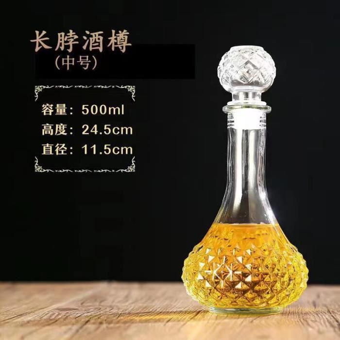 Carafe à Whisky Bouledogue Français - Grande Bouteille En