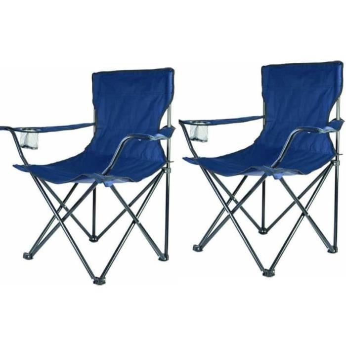 Chaise Plage Pliable Outsunny 2,2kg - Dossier Maille & Porte-Gobelet Bleu Transat De Plage Pliable