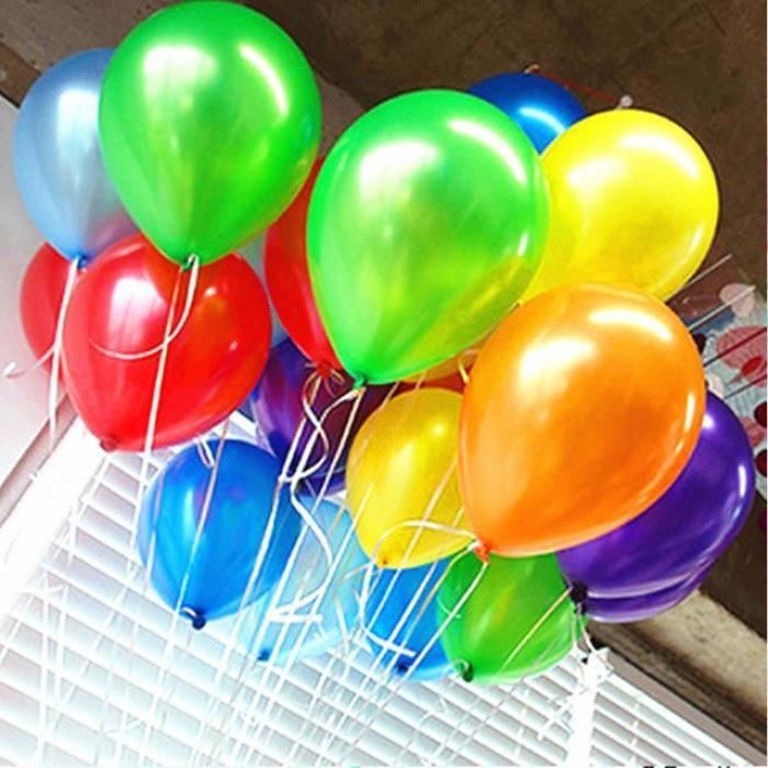 Mixed color 10" hélium gaz latex ballons coeur forme mariage fête ballons