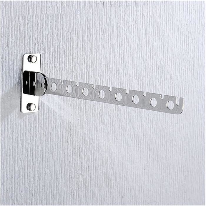 Lot De 2 Séchoirs à Vêtements Pliants Pour Porte - Barre Rétractable, Ajustable Jusqu'à 4,5cm D'épaisseur, Antidérapant, Pour Buanderie