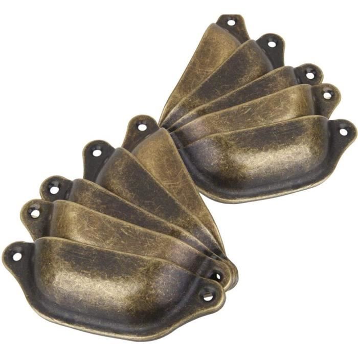 U Yoo Lot De 10 Poignées De Meuble Poignées De Cuisine Bâton De Porte