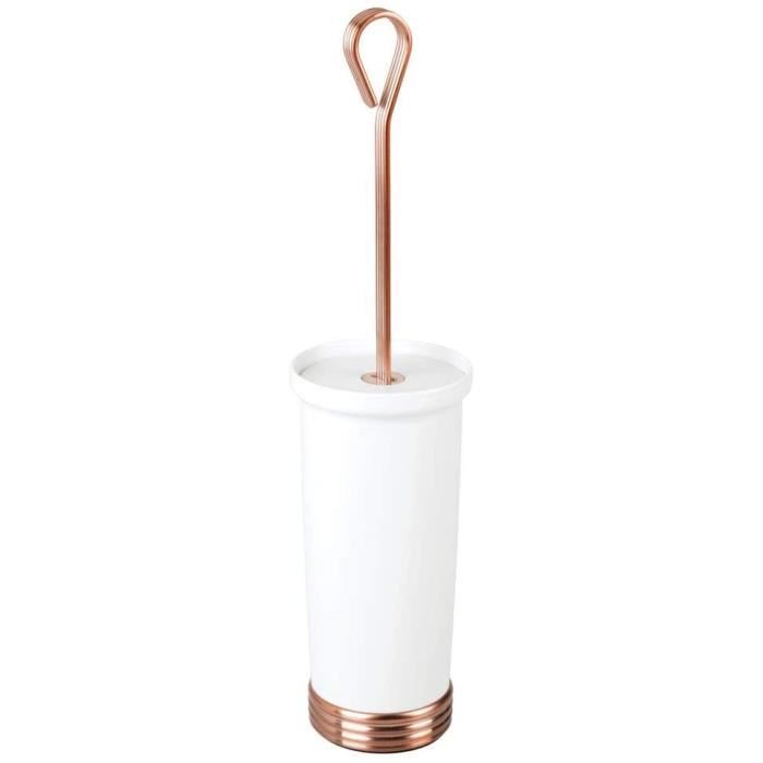 Set Brosse WC MDesign - Support En Laiton, Brosse En Inox - Nettoyage Facile Et Hygiénique