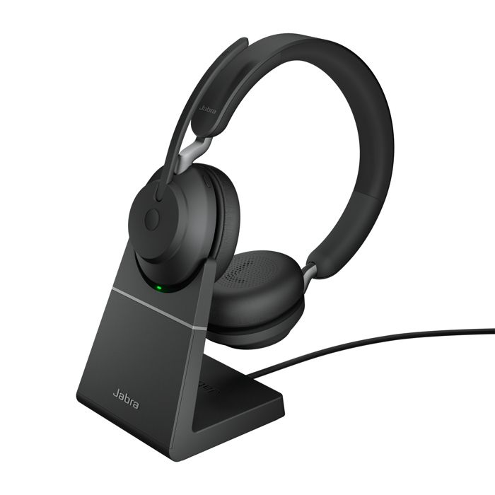 Micro-casque Jabra Evolve2 65 - Noir - Sans fil - Stéréo - Sur-oreille