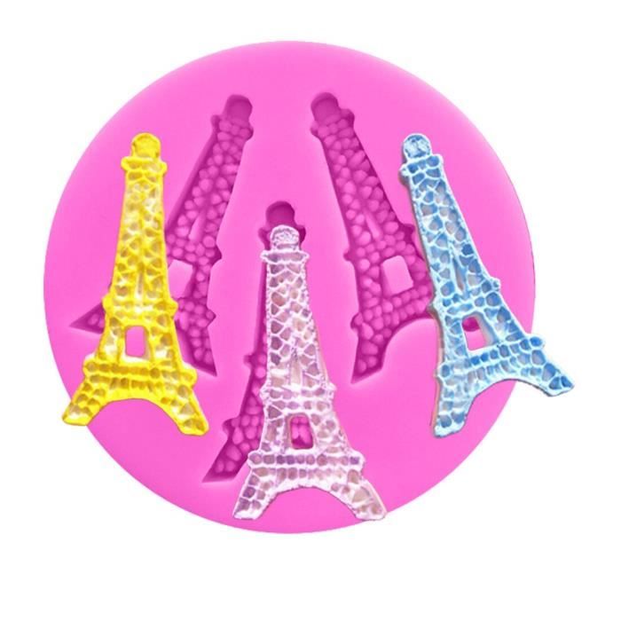 Mini outils de cuisine Outils de tour Eiffel en forme de gâteau moule moule silicone