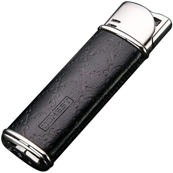 Briquet Tempête JOPOO Rechargeable - Flamme Jet Coupe-vent - Sans Gaz Inclus