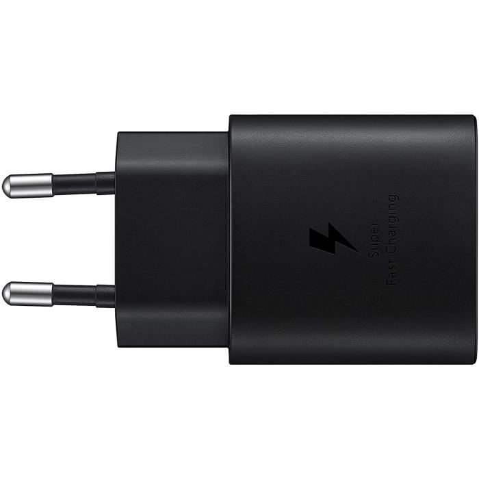 Port USB Type C Samsung Chargeur Secteur Rapide 25W sans c/âble
