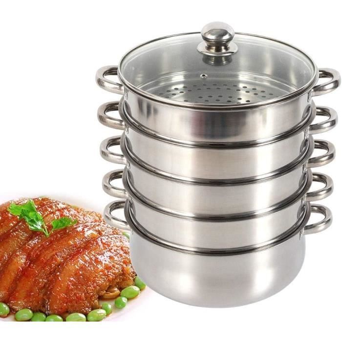 Mantowarka Cuiseur vapeur, avec couvercle en verre, en