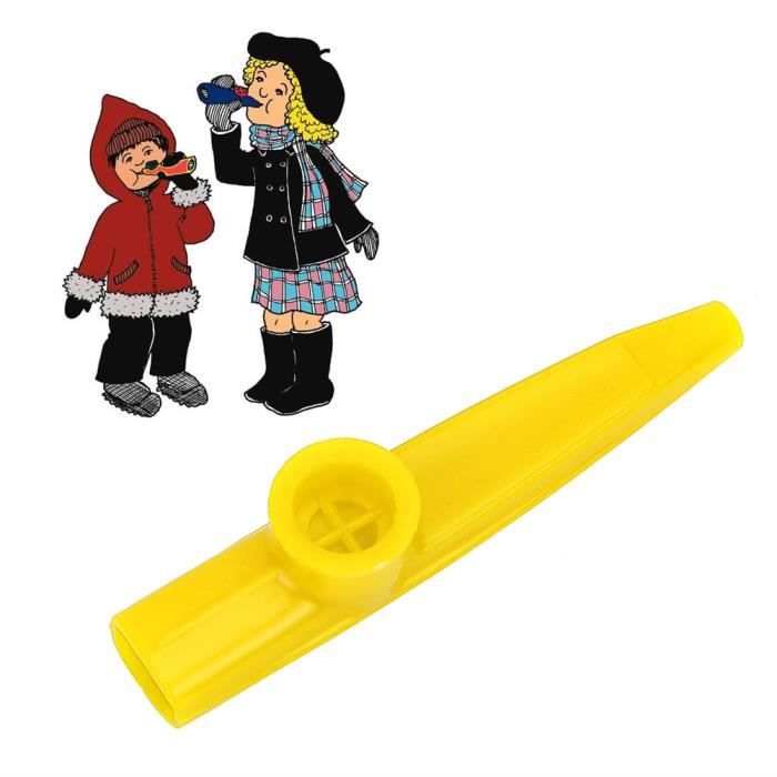 Keepdrum Kazoo Instrument De Musique Pour Les Enfants De Fête Tröte Jaune