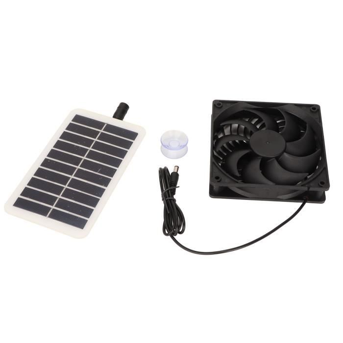 20w 12v Panneau solaire Extracteur d'air Mini ventilateur Panneau
