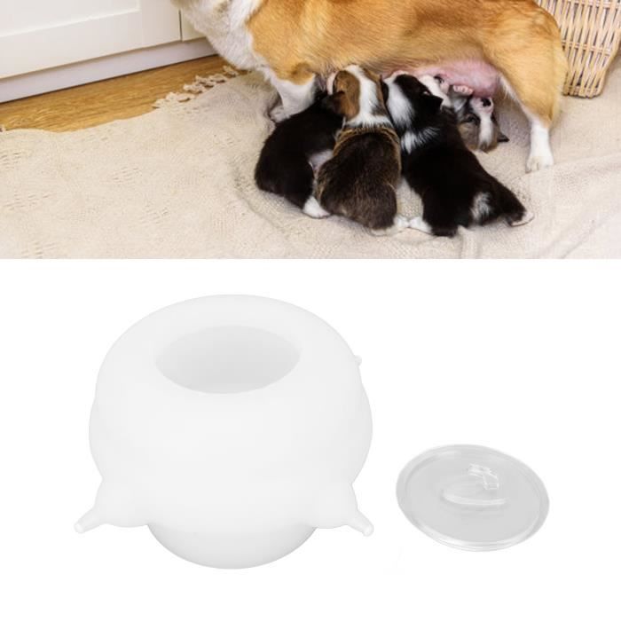 Comparer les prix de Bol à lait pour animaux de compagnie - FAFEICY - YS002 - Silicone alimentaire - Multi tétines - Base ajustable