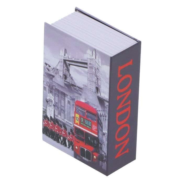 Coffre-fort de livre de détournement de dictionnaire avec simulation de