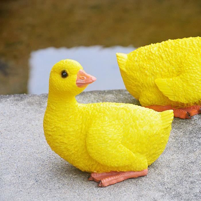 Halinuia 200 Pièces Mini Canards Lumineux en Résine 7 Couleurs