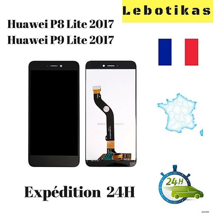 Écran LCD Pour Huawei P8 / P9 / P10 (et Lite) - Sans Chassis - Noir Ou Blanc - Neuf