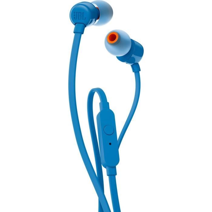 JBL T110 Ecouteurs intra-auriculaire filaire - Bleu