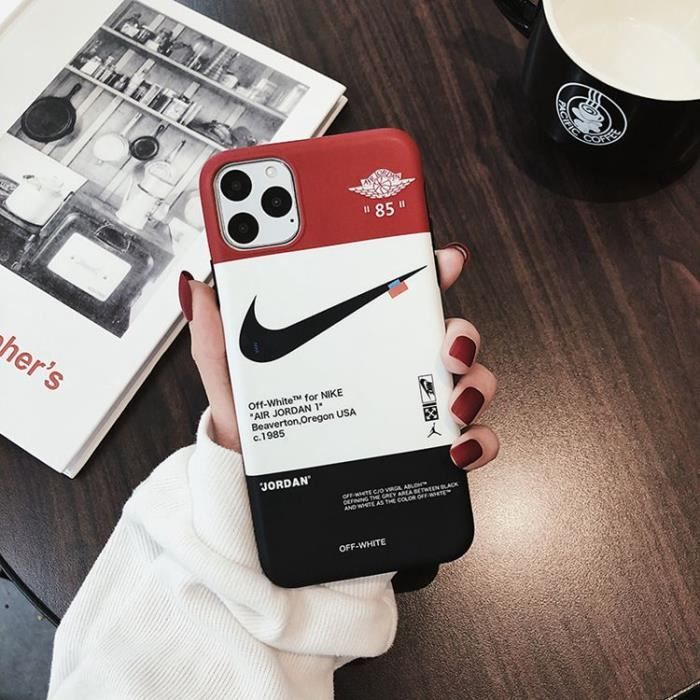 Coque Iphone 11 Pro Maxnike Off White Blanc Antichoc Premium Coque Compatible Iphone 11 Pro Max G1311