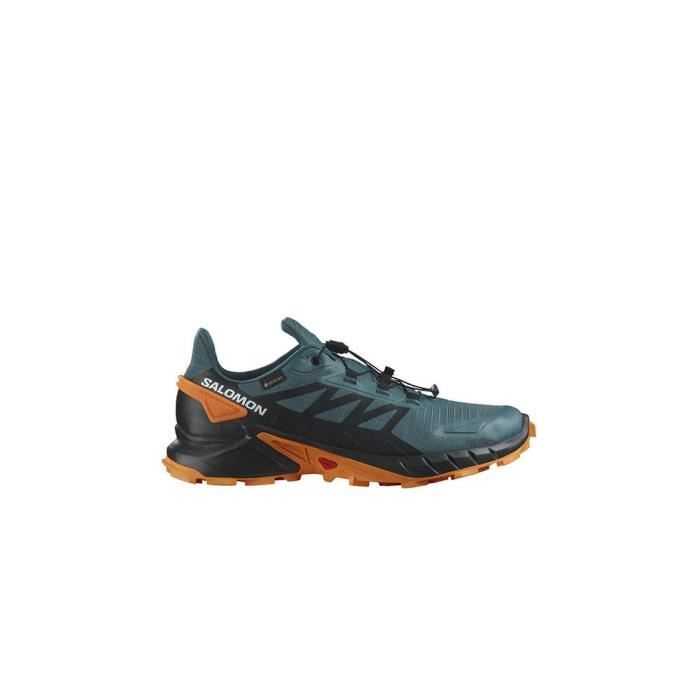 Chaussures SALOMON Supercross 4 Gtx Vert,Orange - Homme/Adulte