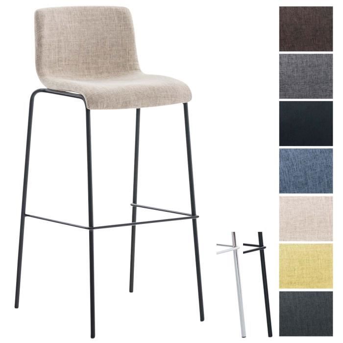 Tabouret De Bar Scandinave Lincoln Velours Pieds En Bois Repose-pieds En Métal