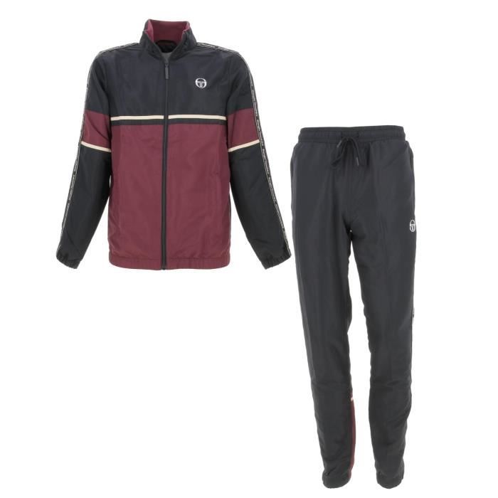 Ensemble survêtement Midday tracksuit - Sergio Tacchini - Homme - Noir - Respirant - Multisport