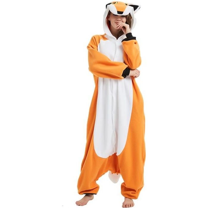 Adulte Unisexe Anime Animal Costume Cosplay Combinaison Pyjama Outfit Nuit Vetements Onesie Kigurumi Halloween Costume Soiree de Deguisements pour Hauteur 148-187CM 