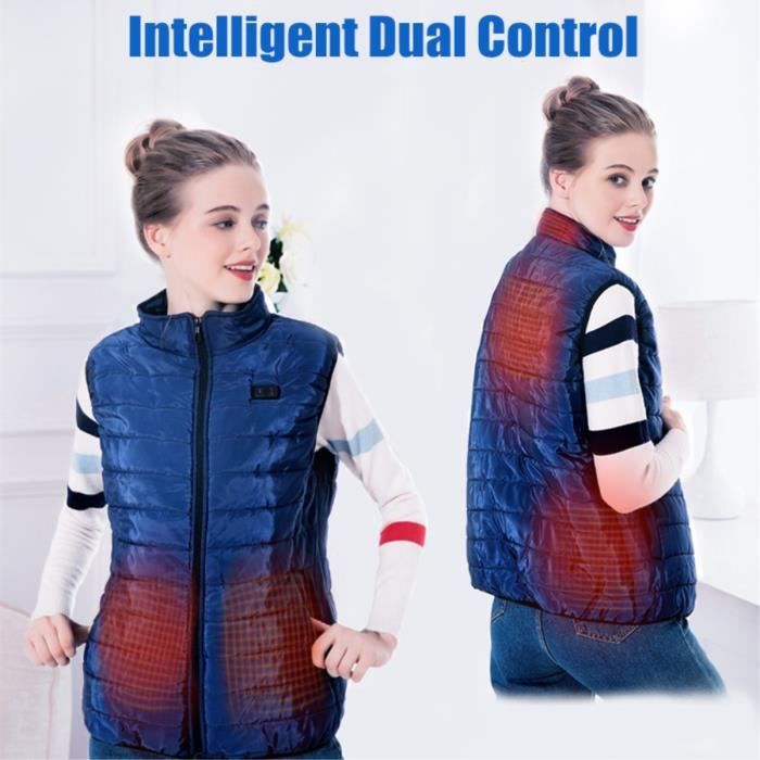 Gilet De Refroidissement USB - Veste Climatisée 3 Vitesses