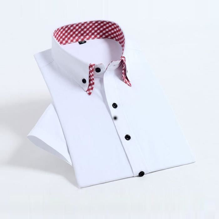chemise double col homme