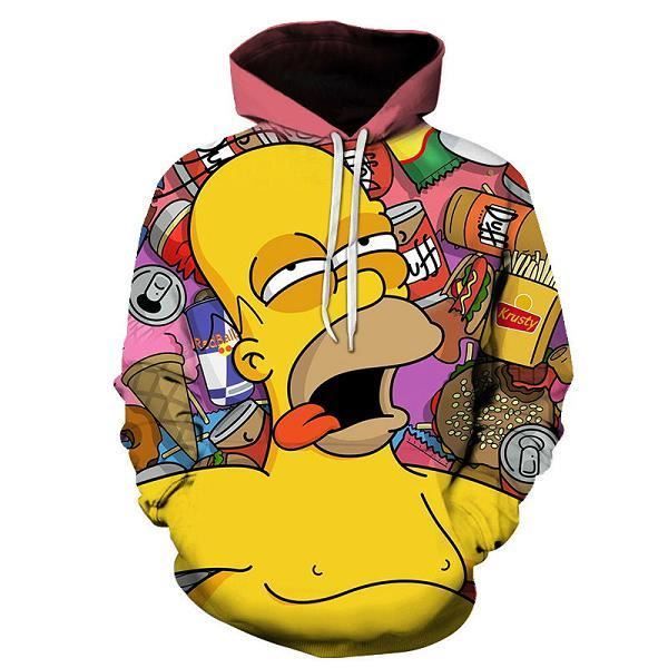 Sweat Pull Simpson Homme SWEAT HOMER SIMPSON MiniMe Paris 2025