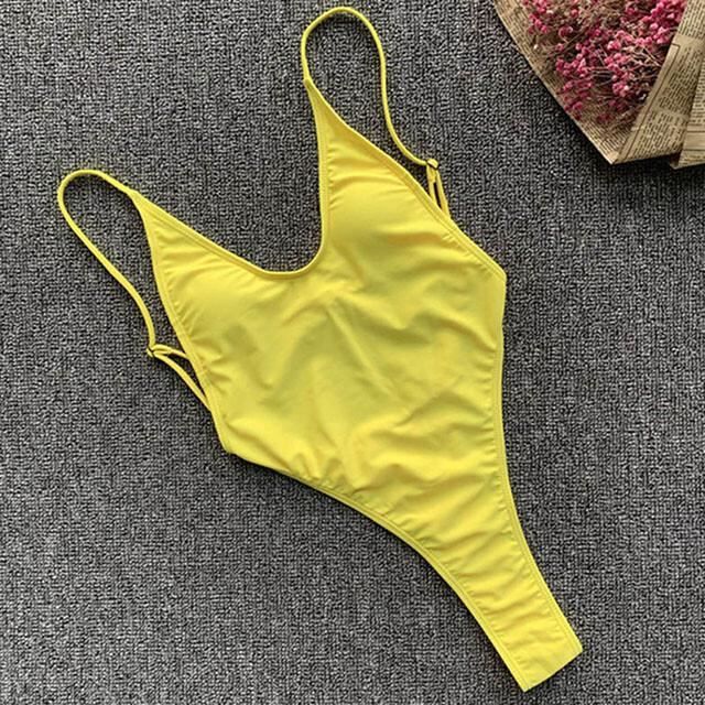 Maillot de bain une pièce Sexy String extrême Mini Micro Tanga pour femmes vêtements de plage