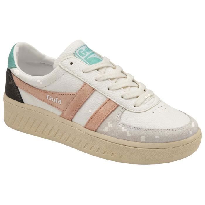 Gola Baskets femme Gola Grandslam Trident - Blanc - Lacets