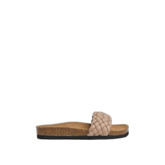 Sandales femme Pepe Jeans Oban Tree Blanc Buttermilk Anatomiques Liege naturel Antiderapantes Buttermilk Cdiscount Chaussures