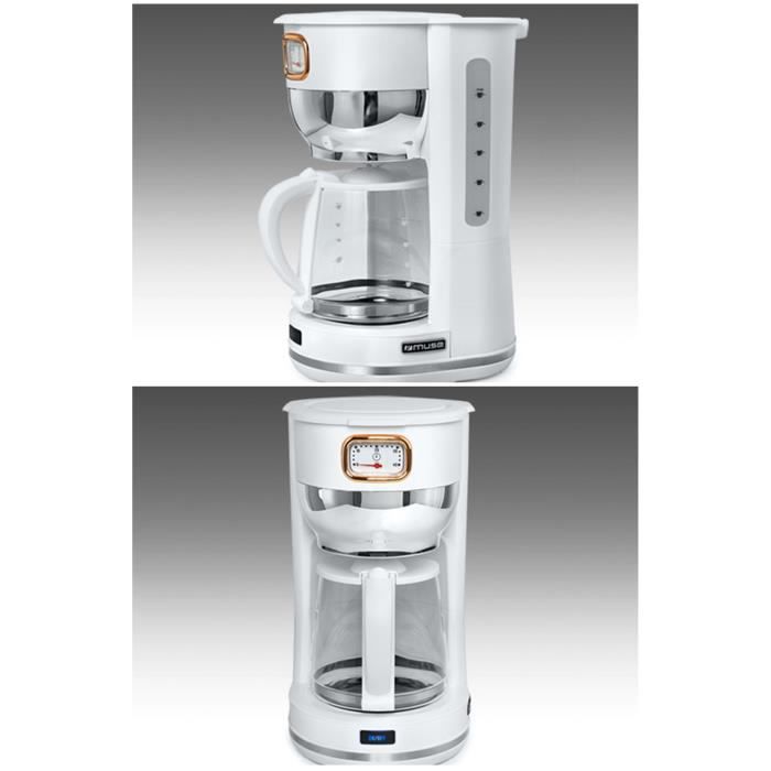 CAFETIERE RETRO VINTAGE 1.4 10 TASSES SANS FIL DORE Poignée ergonomique - vue 2