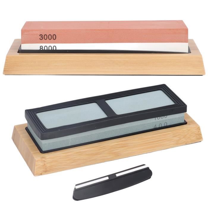 Kit De 10 Pierres à Aiguiser - Grains 80 à 3000 - Pour Couteaux, Outils - Barres De Rodage Professionnelles En Pierre
