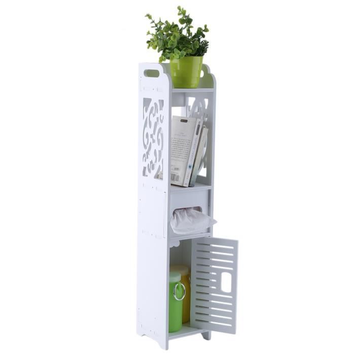 Baroque Colonne Etagere De Rangement De Salle De Bain En Bois