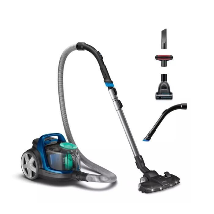 Aspirateur sans sac - Philips - Srie 5000 - 900 W - Mini-brosse turbo - Bleu