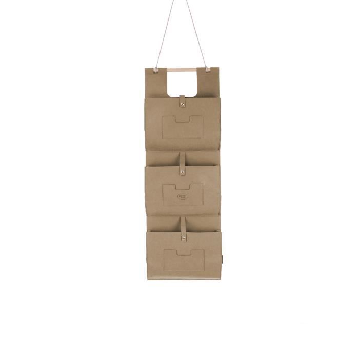 Organisateur Mural à 3 Niveaux En Corde De Coton – Panier Suspendu Pour Porte, Chambre, Salon, Salle De Bain (Noir) - 12