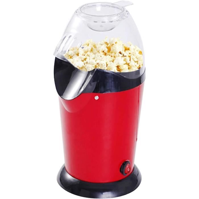 Machine à Pop-Corn BEPER P101CUD052 à Air Chaud - Sans Huile, Bol Extractible Rouge
