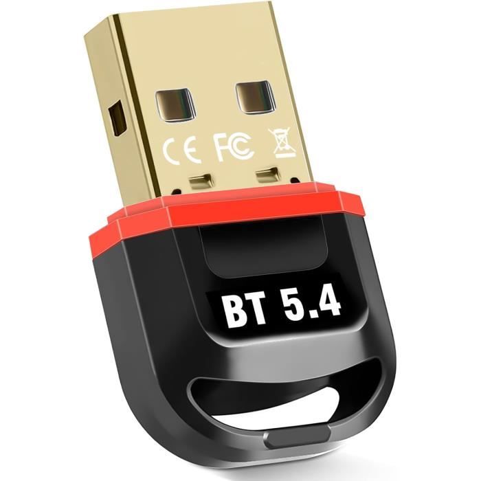 Dongle Bluetooth 5.4 Per PC – Adattatore USB A Bassa Latenza Per Tastiera, Mouse, Cuffie, Controller E Altoparlanti, Plug And Play Per Windows 11/10/8.1/7