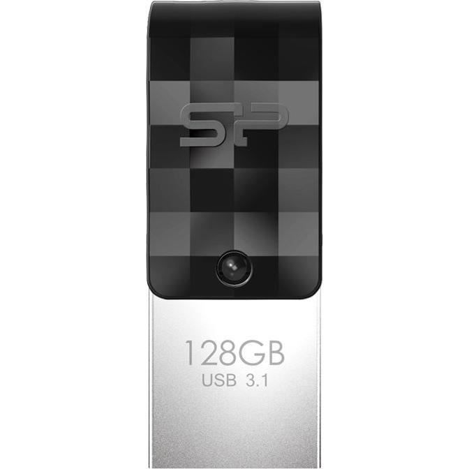SILICON POWER Clé USB 3.1 C31 - 32 Go - Type-C - Métal - Noir