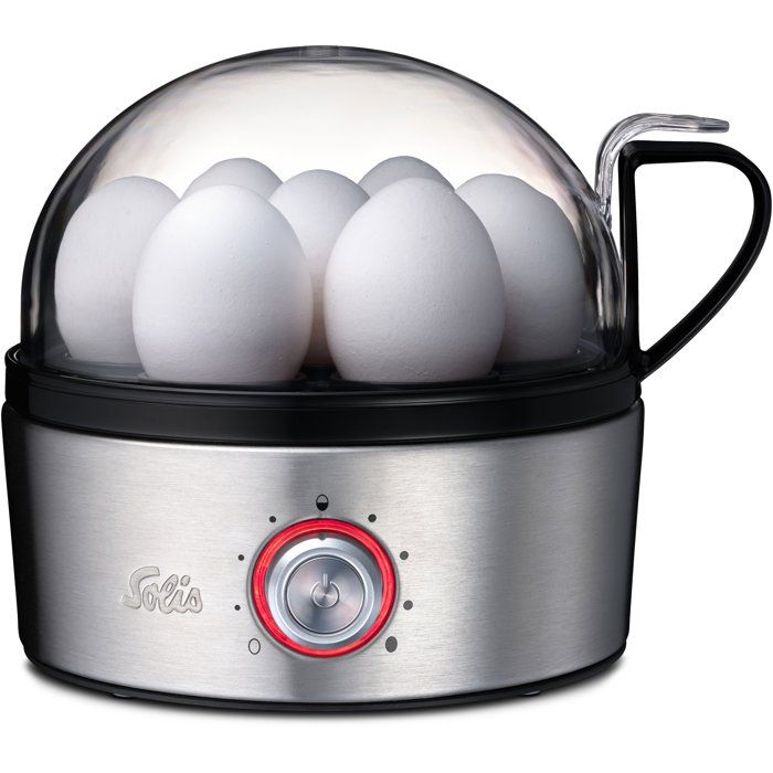 Cuiseur à œufs multifonction - SOLIS - Egg Boiler & More - jusqu’à 7 œufs - cuisson vapeur - signal sonore