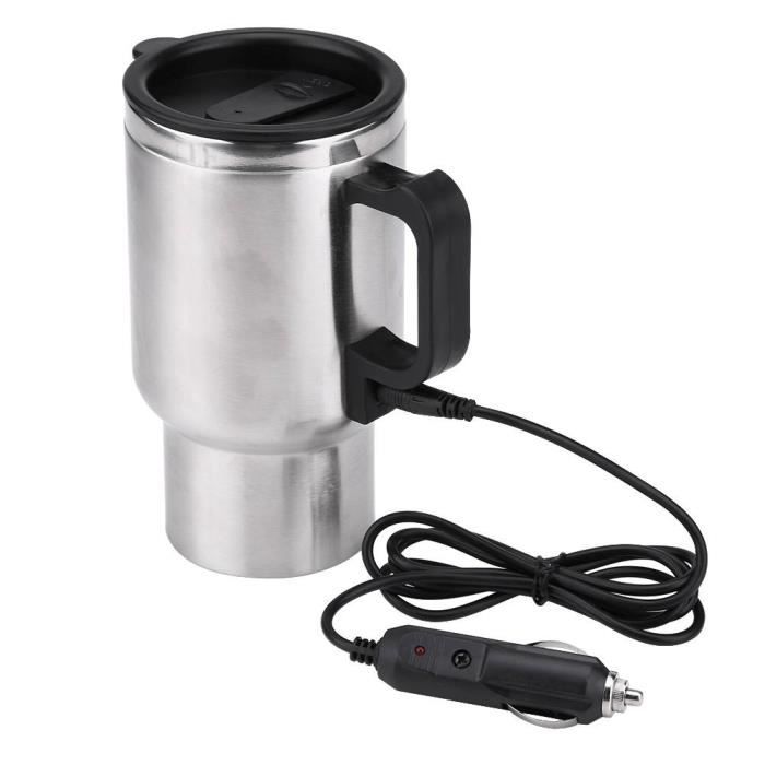 Eosnow 12V 1000ml acier inoxydable voiture automobile chauffage électrique  bouilloire tasse d'eau portable