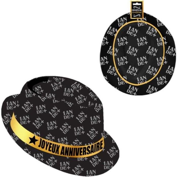 STC -Chapeau Anniversaire Noir STC -Chapeau Anniversaire Noir