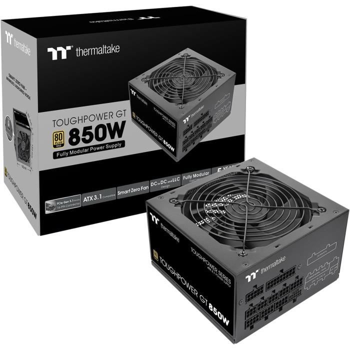 Alimentation – THERMALTAKE – Toughpower GT – 850W – 80Plus Gold – Modulaire