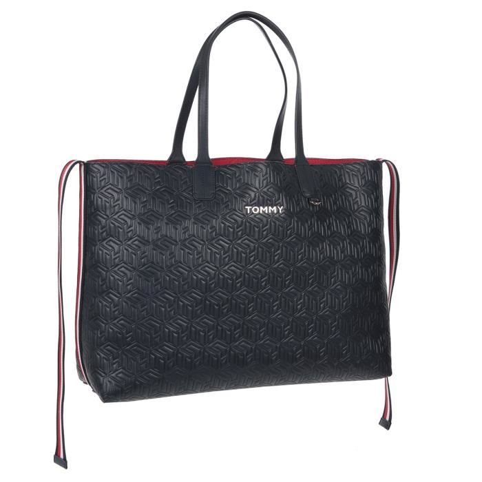 TOMMY HILFIGER Sac main AW0AW078280GY Bleu Femme Achat