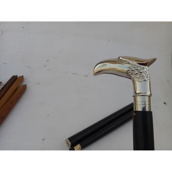 ANCIENNE CANNE DE marche pommeau en corne légèrement sculpté EUR 50,00