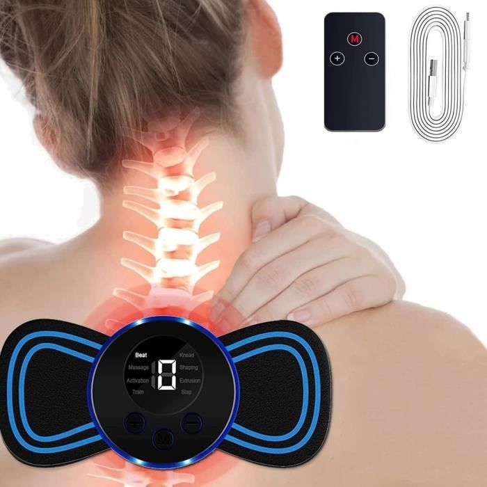 Masseur Cervical Portable Chauffant - Mini Masseur Cou Et épaules, Shiatsu, Sans Fil