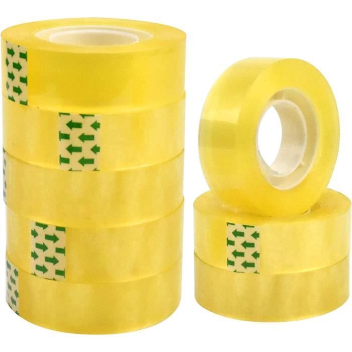 Ruban Adhésif Transparent 8 Rouleaux Rouleaux De Ruban Adhésif ...