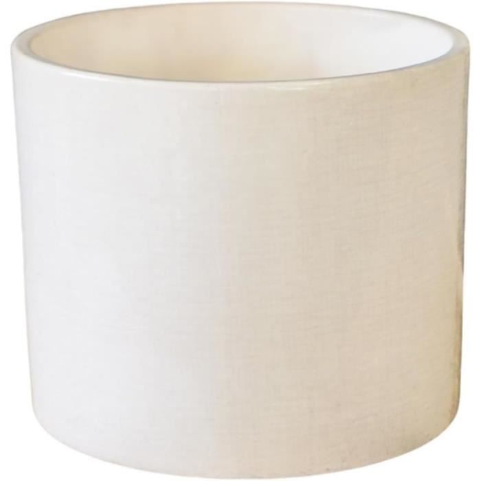 Jardinière Funéraire En Céramique Blanche - Modèle D05 - 31,5 X 13,5 X 11,5 Cm - Fait Main En Espagne